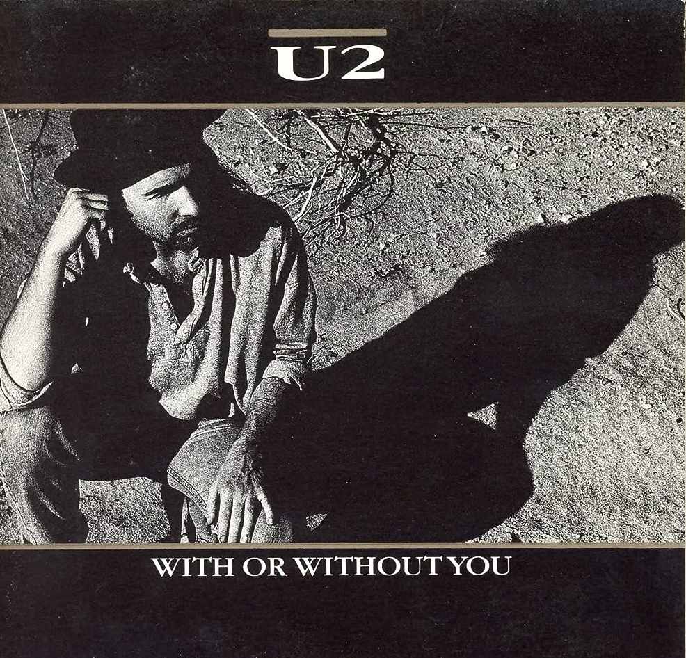 The 7" single sleeve for "With Or Without You"